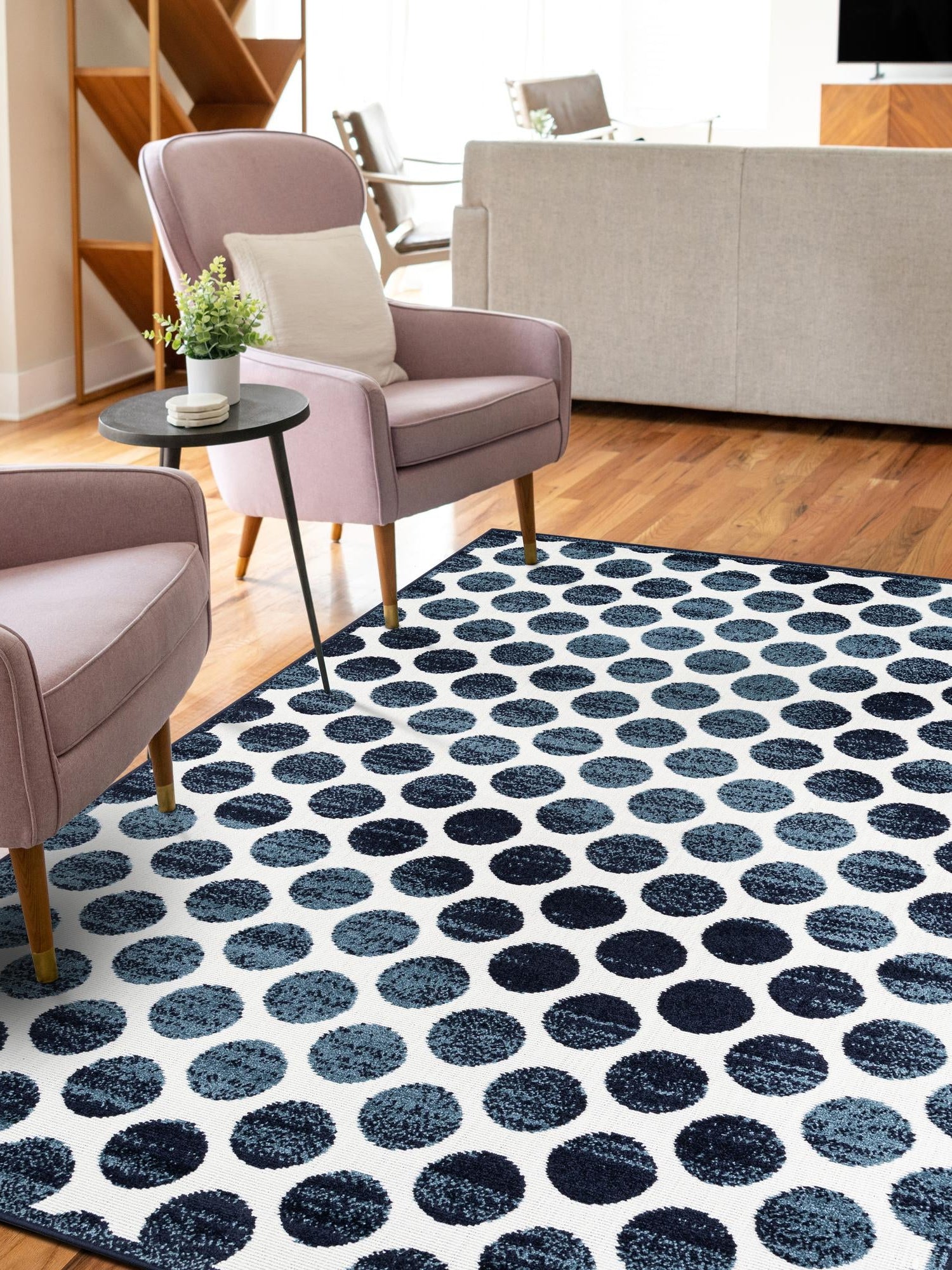 Navy Blue 2' x 3' 1 Sabrina Soto Outdoor Rectangle Area Rug Weather Resistant for Patio, Deck, Terrace, Balcony, Porch Durable Carpet for Exterior Home Design for Sale at Rug Engine
