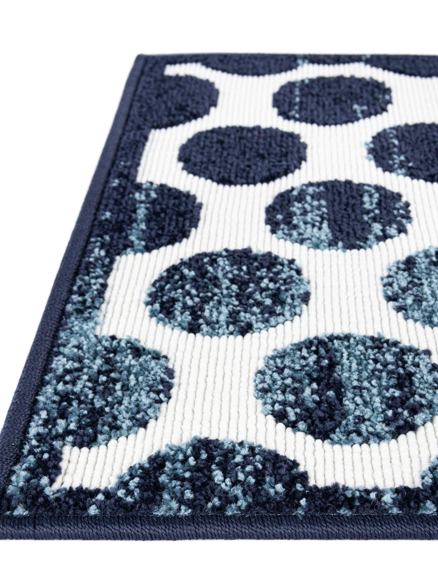 Navy Blue 5' 1 x 8' Sabrina Soto Outdoor Rectangle Area Rug Weather Resistant for Patio, Deck, Terrace, Balcony, Porch Durable Carpet for Exterior Home Design for Sale at Rug Engine