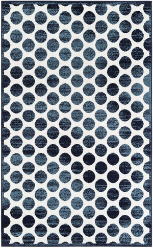 Navy Blue 5' 1 x 8' Sabrina Soto Outdoor Rectangle Area Rug Weather Resistant for Patio, Deck, Terrace, Balcony, Porch Durable Carpet for Exterior Home Design for Sale at Rug Engine