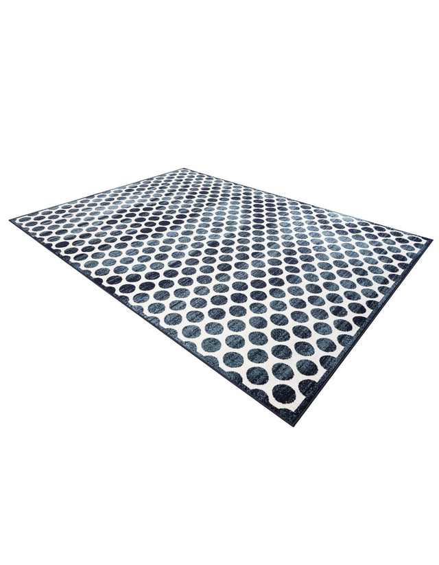 Navy Blue 9' x 12' Sabrina Soto Outdoor Rectangle Area Rug Weather Resistant for Patio, Deck, Terrace, Balcony, Porch Durable Carpet for Exterior Home Design for Sale at Rug Engine