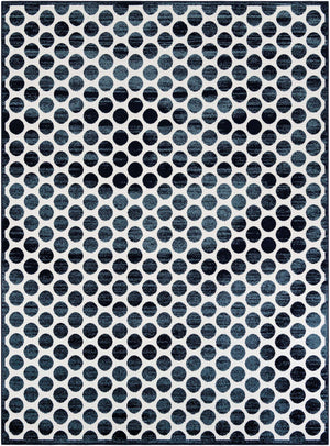 Navy Blue 9' x 12' Sabrina Soto Outdoor Rectangle Area Rug Weather Resistant for Patio, Deck, Terrace, Balcony, Porch Durable Carpet for Exterior Home Design for Sale at Rug Engine