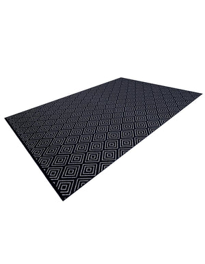 Navy Blue 10' x 14' 1 Sabrina Soto Outdoor Rectangle Area Rug Weather Resistant for Patio, Deck, Terrace, Balcony, Porch Durable Carpet for Exterior Home Design for Sale at Rug Engine