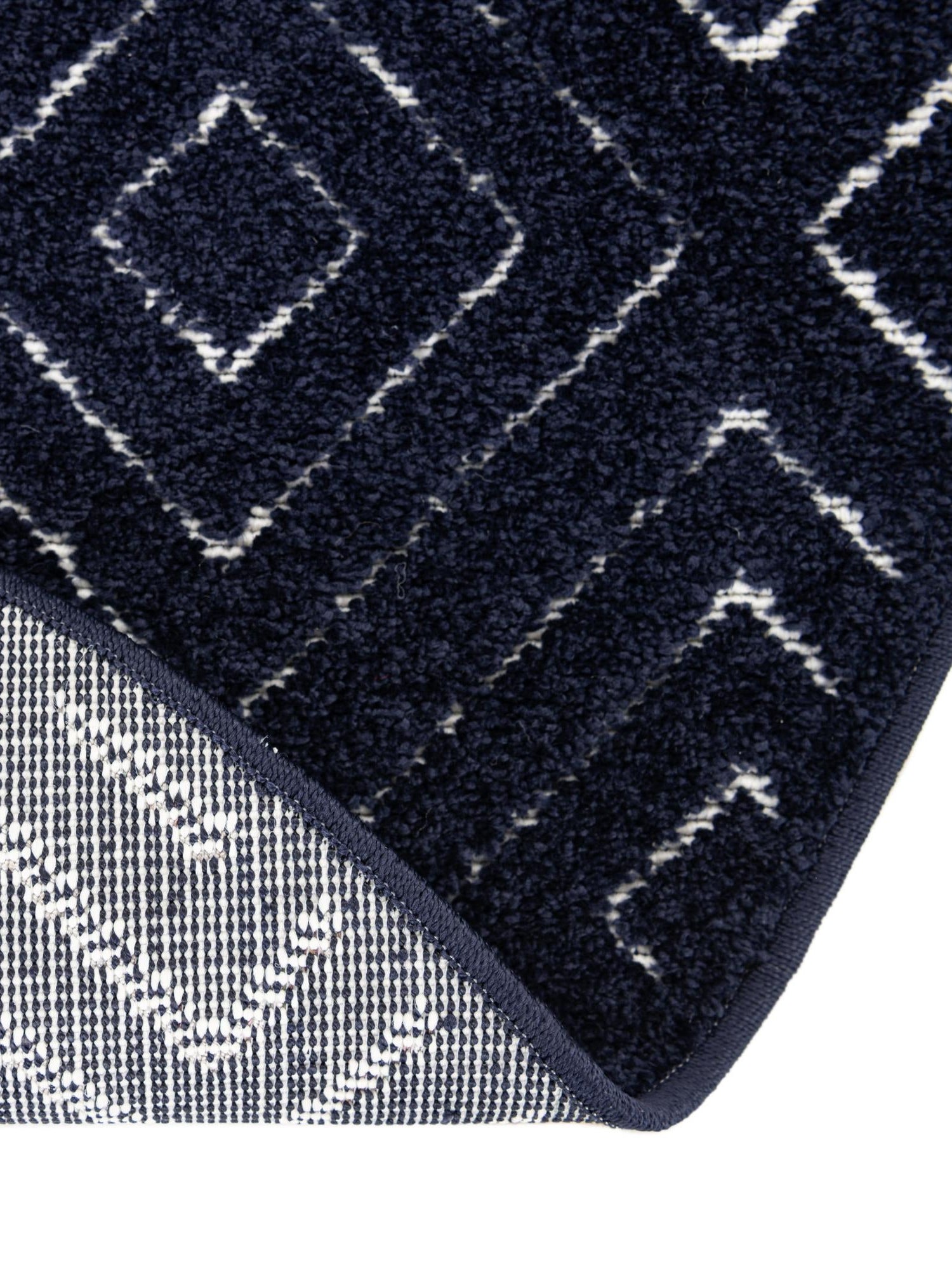Navy Blue 5' 1 x 5' 1 Sabrina Soto Outdoor Round Area Rug Weather Resistant for Patio, Deck, Terrace, Balcony, Porch Durable Carpet for Exterior Home Design for Sale at Rug Engine