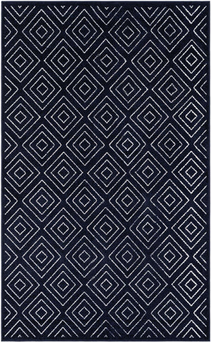 Navy Blue 5' 1 x 8' Sabrina Soto Outdoor Rectangle Area Rug Weather Resistant for Patio, Deck, Terrace, Balcony, Porch Durable Carpet for Exterior Home Design for Sale at Rug Engine