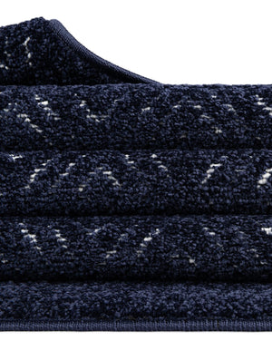 Navy Blue 2' 7 x 10' Sabrina Soto Outdoor Runner Area Rug Weather Resistant for Patio, Deck, Terrace, Balcony, Porch Durable Carpet for Exterior Home Design for Sale at Rug Engine
