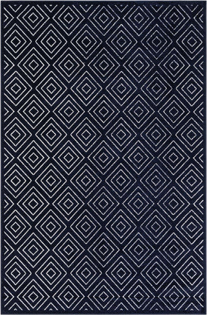 Navy Blue 6' 1 x 9' Sabrina Soto Outdoor Rectangle Area Rug Weather Resistant for Patio, Deck, Terrace, Balcony, Porch Durable Carpet for Exterior Home Design for Sale at Rug Engine