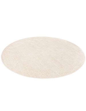 Beige 10' x 10' Sabrina Soto Outdoor Round Area Rug Weather Resistant for Patio, Deck, Terrace, Balcony, Porch Durable Carpet for Exterior Home Design for Sale at Rug Engine