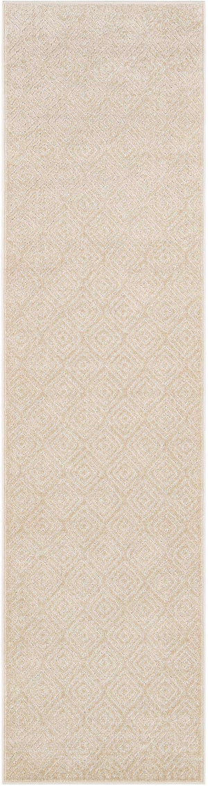 Beige 2' 7 x 10' Sabrina Soto Outdoor Runner Area Rug Weather Resistant for Patio, Deck, Terrace, Balcony, Porch Durable Carpet for Exterior Home Design for Sale at Rug Engine