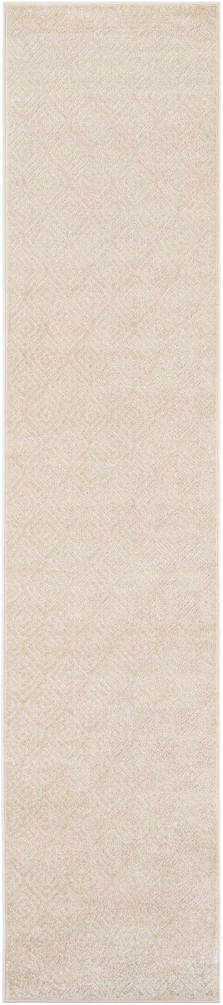Beige 2' 7 x 12' Sabrina Soto Outdoor Runner Area Rug Weather Resistant for Patio, Deck, Terrace, Balcony, Porch Durable Carpet for Exterior Home Design for Sale at Rug Engine