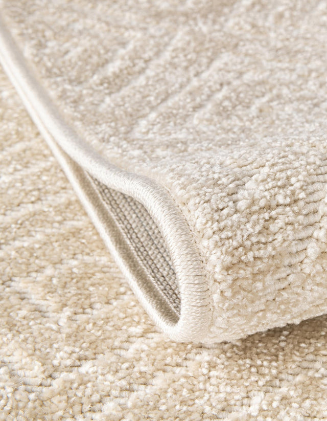 Beige 5' 1 x 5' 1 Sabrina Soto Outdoor Round Area Rug Weather Resistant for Patio, Deck, Terrace, Balcony, Porch Durable Carpet for Exterior Home Design for Sale at Rug Engine