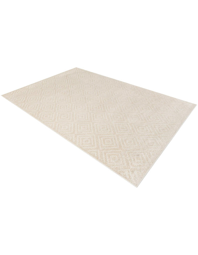 Beige 6' 1 x 9' Sabrina Soto Outdoor Rectangle Area Rug Weather Resistant for Patio, Deck, Terrace, Balcony, Porch Durable Carpet for Exterior Home Design for Sale at Rug Engine