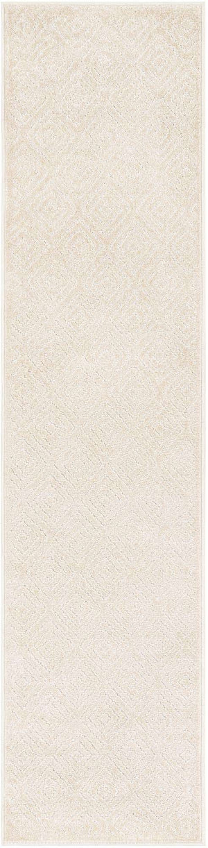 Beige 2' x 8' Sabrina Soto Outdoor Runner Area Rug Weather Resistant for Patio, Deck, Terrace, Balcony, Porch Durable Carpet for Exterior Home Design for Sale at Rug Engine