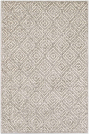 Gray 4' 1 x 6' 1 Sabrina Soto Outdoor Rectangle Area Rug Weather Resistant for Patio, Deck, Terrace, Balcony, Porch Durable Carpet for Exterior Home Design for Sale at Rug Engine