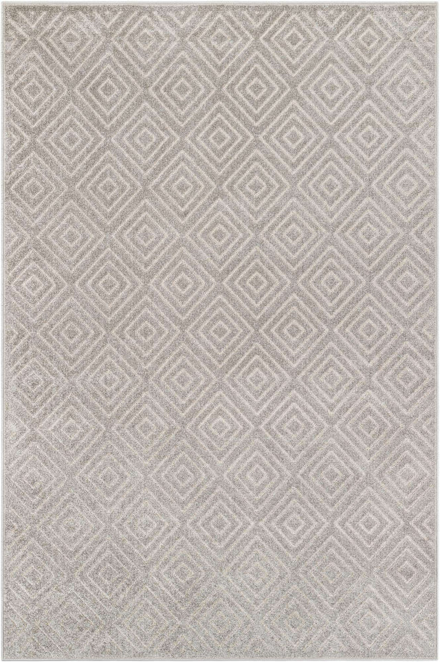 Gray 6' 1 x 9' Sabrina Soto Outdoor Rectangle Area Rug Weather Resistant for Patio, Deck, Terrace, Balcony, Porch Durable Carpet for Exterior Home Design for Sale at Rug Engine