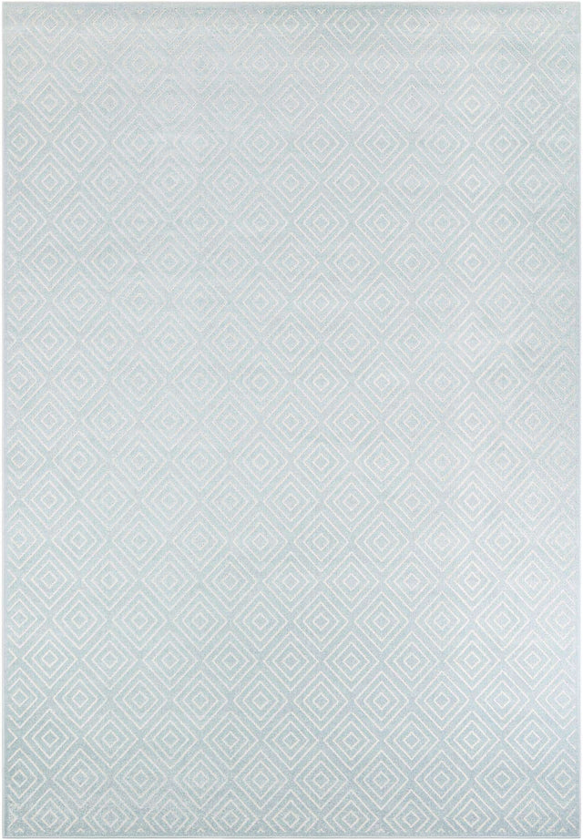 Light Blue 10' x 14' 1 Sabrina Soto Outdoor Rectangle Area Rug Weather Resistant for Patio, Deck, Terrace, Balcony, Porch Durable Carpet for Exterior Home Design for Sale at Rug Engine