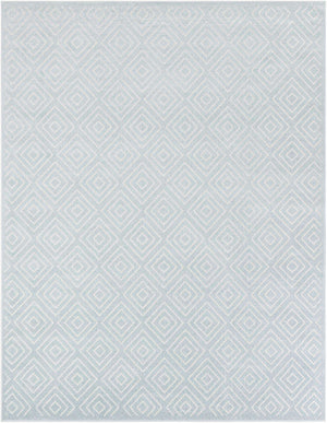 Light Blue 7' 10 x 10' Sabrina Soto Outdoor Rectangle Area Rug Weather Resistant for Patio, Deck, Terrace, Balcony, Porch Durable Carpet for Exterior Home Design for Sale at Rug Engine