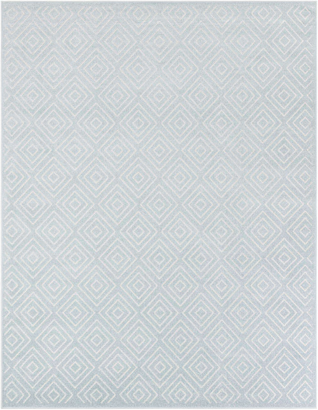 Light Blue 7' 10 x 10' Sabrina Soto Outdoor Rectangle Area Rug Weather Resistant for Patio, Deck, Terrace, Balcony, Porch Durable Carpet for Exterior Home Design for Sale at Rug Engine