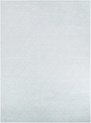 Light Blue 9' x 12' Sabrina Soto Outdoor Rectangle Area Rug Weather Resistant for Patio, Deck, Terrace, Balcony, Porch Durable Carpet for Exterior Home Design for Sale at Rug Engine