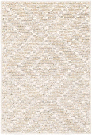Beige and Ivory 2' x 3' 1 Sabrina Soto Outdoor Rectangle Rug