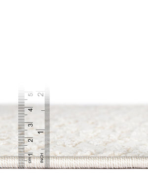 Beige and Ivory 7' 10 x 7' 10 Sabrina Soto Outdoor Round Area Rug Weather Resistant for Patio, Deck, Terrace, Balcony, Porch Durable Carpet for Exterior Home Design for Sale at Rug Engine