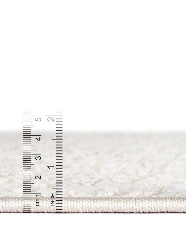Beige and Ivory 9' x 12' Sabrina Soto Outdoor Rectangle Area Rug Weather Resistant for Patio, Deck, Terrace, Balcony, Porch Durable Carpet for Exterior Home Design for Sale at Rug Engine