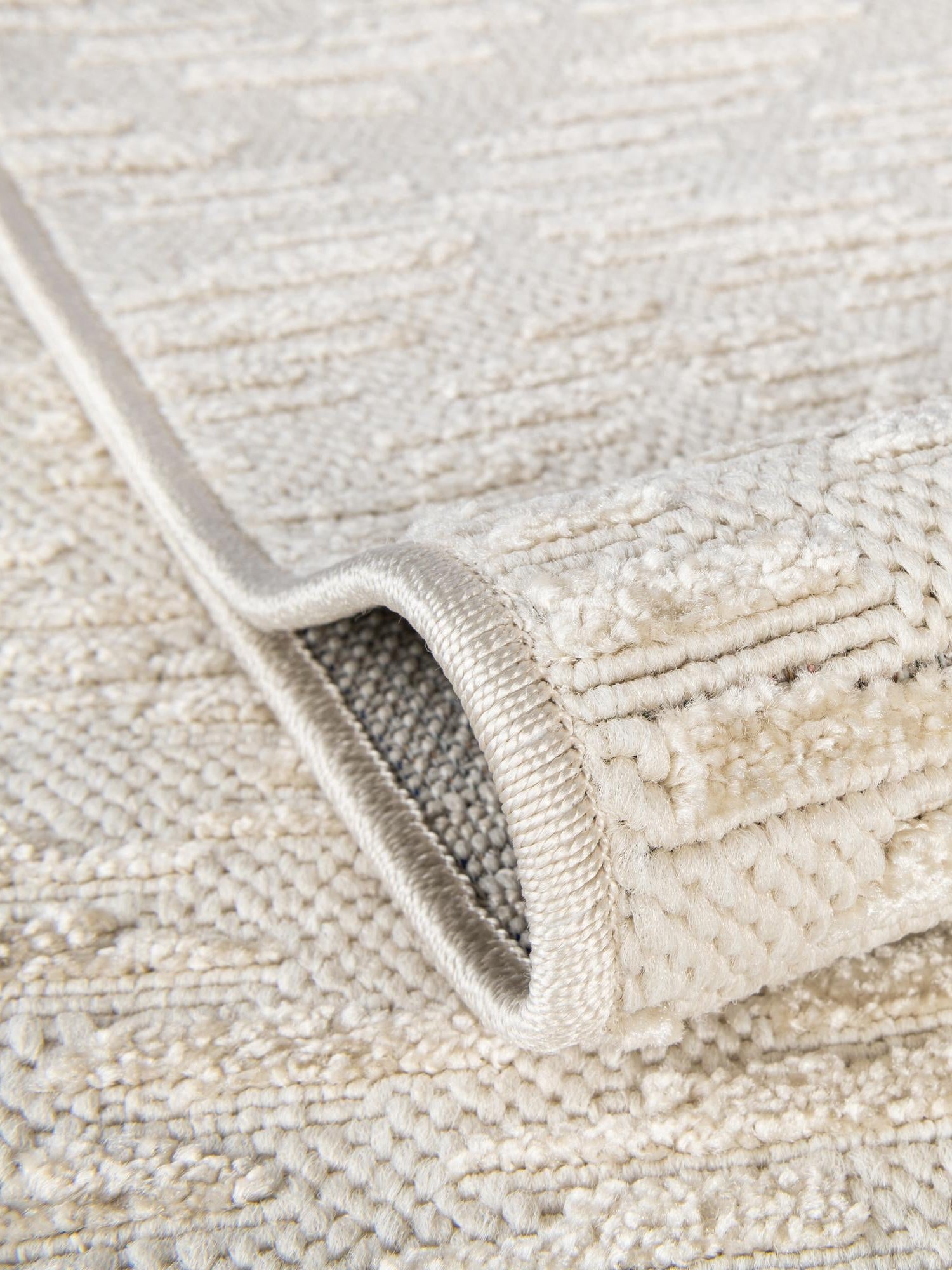 Beige and Ivory 2' x 6' 1 Sabrina Soto Outdoor Runner Area Rug Weather Resistant for Patio, Deck, Terrace, Balcony, Porch Durable Carpet for Exterior Home Design for Sale at Rug Engine