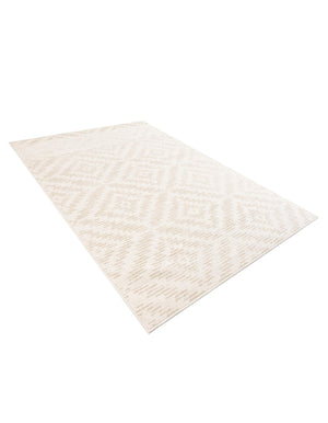 Beige and Ivory 6' 1 x 9' Sabrina Soto Outdoor Rectangle Area Rug Weather Resistant for Patio, Deck, Terrace, Balcony, Porch Durable Carpet for Exterior Home Design for Sale at Rug Engine
