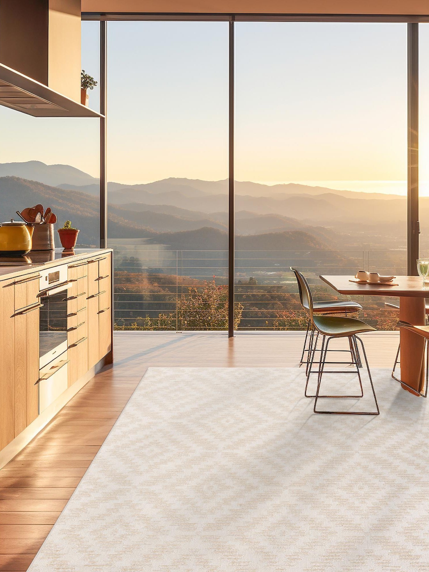 Beige and Ivory 10' x 10' Sabrina Soto Outdoor Square Area Rug Weather Resistant for Patio, Deck, Terrace, Balcony, Porch Durable Carpet for Exterior Home Design for Sale at Rug Engine