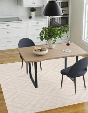 Beige and Ivory 7' 10 x 7' 10 Sabrina Soto Outdoor Square Area Rug Weather Resistant for Patio, Deck, Terrace, Balcony, Porch Durable Carpet for Exterior Home Design for Sale at Rug Engine