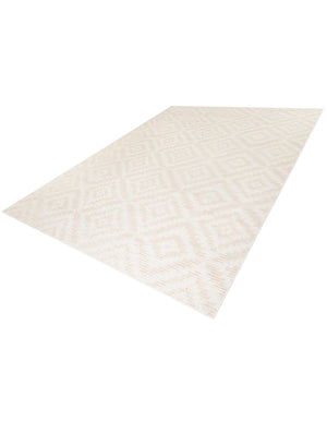 Beige and Ivory 9' x 12' Sabrina Soto Outdoor Rectangle Area Rug Weather Resistant for Patio, Deck, Terrace, Balcony, Porch Durable Carpet for Exterior Home Design for Sale at Rug Engine