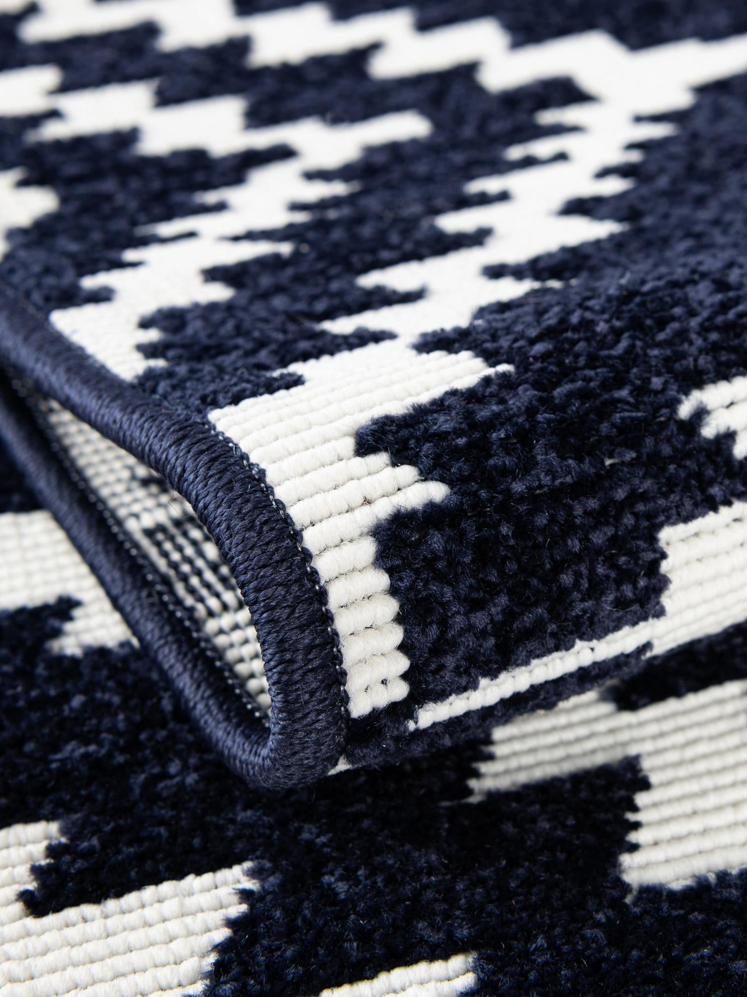 Navy Blue 5' 1 x 5' 1 Sabrina Soto Outdoor Round Area Rug Weather Resistant for Patio, Deck, Terrace, Balcony, Porch Durable Carpet for Exterior Home Design for Sale at Rug Engine