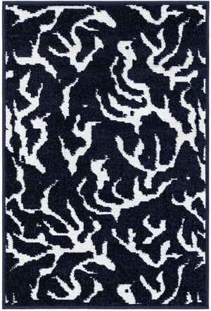 Navy Blue 2' x 3' 1 Sabrina Soto Outdoor Rectangle Area Rug Weather Resistant for Patio, Deck, Terrace, Balcony, Porch Durable Carpet for Exterior Home Design for Sale at Rug Engine