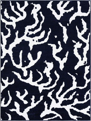 Navy Blue 7' 10 x 10' Sabrina Soto Outdoor Rectangle Area Rug Weather Resistant for Patio, Deck, Terrace, Balcony, Porch Durable Carpet for Exterior Home Design for Sale at Rug Engine