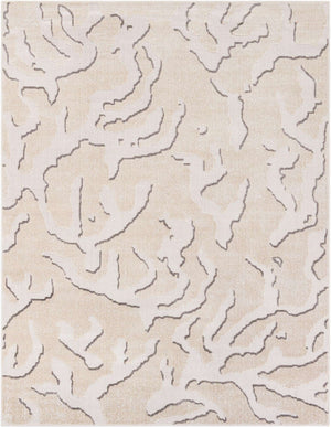 Beige and Ivory 6' 1 x 9' Sabrina Soto Outdoor Rectangle Area Rug Weather Resistant for Patio, Deck, Terrace, Balcony, Porch Durable Carpet for Exterior Home Design for Sale at Rug Engine