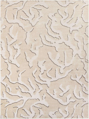Beige and Ivory 9' x 12' Sabrina Soto Outdoor Rectangle Area Rug Weather Resistant for Patio, Deck, Terrace, Balcony, Porch Durable Carpet for Exterior Home Design for Sale at Rug Engine