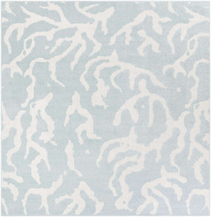 Light Blue 10' x 10' Sabrina Soto Outdoor Square Rug