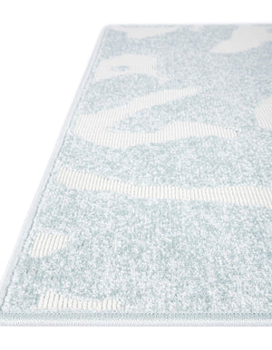 Light Blue 7' 10 x 10' Sabrina Soto Outdoor Rectangle Area Rug Weather Resistant for Patio, Deck, Terrace, Balcony, Porch Durable Carpet for Exterior Home Design for Sale at Rug Engine