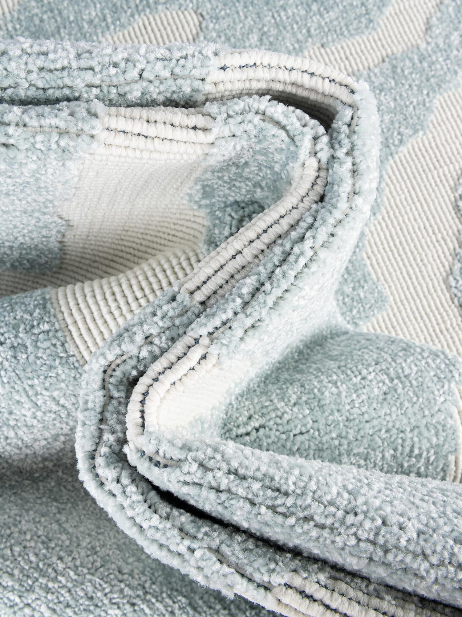 Light Blue 6' 1 x 9' Sabrina Soto Outdoor Rectangle Area Rug Weather Resistant for Patio, Deck, Terrace, Balcony, Porch Durable Carpet for Exterior Home Design for Sale at Rug Engine