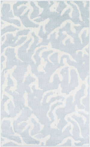 Light Blue 5' 1 x 8' Sabrina Soto Outdoor Rectangle Area Rug Weather Resistant for Patio, Deck, Terrace, Balcony, Porch Durable Carpet for Exterior Home Design for Sale at Rug Engine
