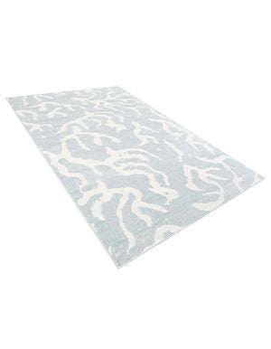 Light Blue 6' 1 x 9' Sabrina Soto Outdoor Rectangle Area Rug Weather Resistant for Patio, Deck, Terrace, Balcony, Porch Durable Carpet for Exterior Home Design for Sale at Rug Engine