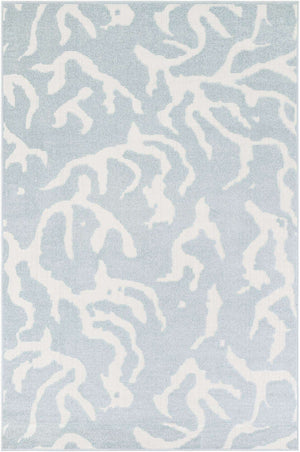 Light Blue 6' 1 x 9' Sabrina Soto Outdoor Rectangle Area Rug Weather Resistant for Patio, Deck, Terrace, Balcony, Porch Durable Carpet for Exterior Home Design for Sale at Rug Engine