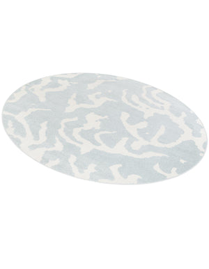 Light Blue 7' 10 x 7' 10 Sabrina Soto Outdoor Round Area Rug Weather Resistant for Patio, Deck, Terrace, Balcony, Porch Durable Carpet for Exterior Home Design for Sale at Rug Engine