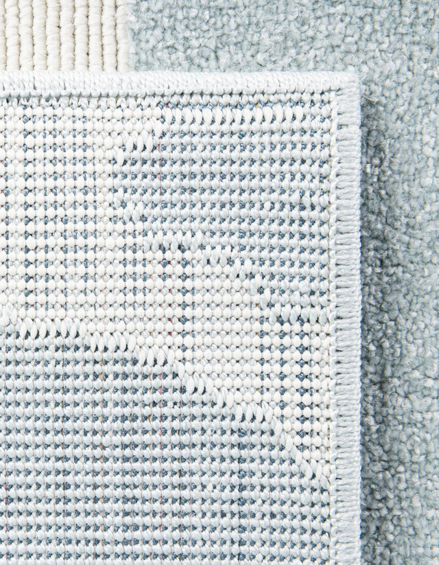 Light Blue 7' 10 x 7' 10 Sabrina Soto Outdoor Square Area Rug Weather Resistant for Patio, Deck, Terrace, Balcony, Porch Durable Carpet for Exterior Home Design for Sale at Rug Engine