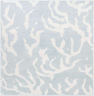 Light Blue 7' 10 x 7' 10 Sabrina Soto Outdoor Square Area Rug Weather Resistant for Patio, Deck, Terrace, Balcony, Porch Durable Carpet for Exterior Home Design for Sale at Rug Engine