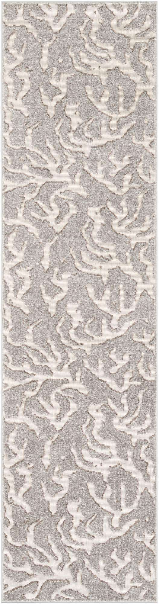 Gray 2' 7 x 10' Sabrina Soto Outdoor Runner Area Rug Weather Resistant for Patio, Deck, Terrace, Balcony, Porch Durable Carpet for Exterior Home Design for Sale at Rug Engine