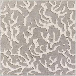 Gray 10' x 10' Sabrina Soto Outdoor Square Area Rug Weather Resistant for Patio, Deck, Terrace, Balcony, Porch Durable Carpet for Exterior Home Design for Sale at Rug Engine