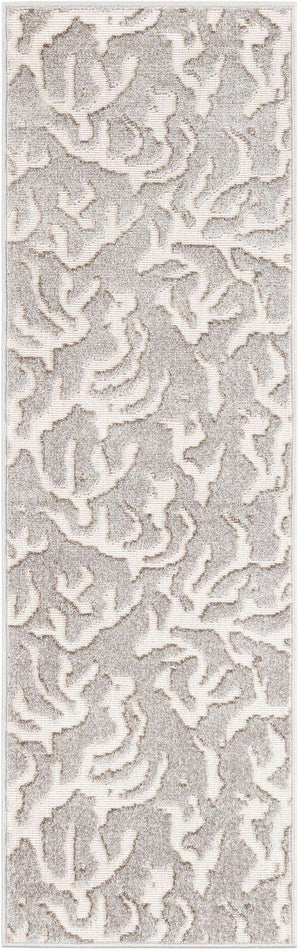 Gray 2' x 6' 1 Sabrina Soto Outdoor Runner Area Rug Weather Resistant for Patio, Deck, Terrace, Balcony, Porch Durable Carpet for Exterior Home Design for Sale at Rug Engine