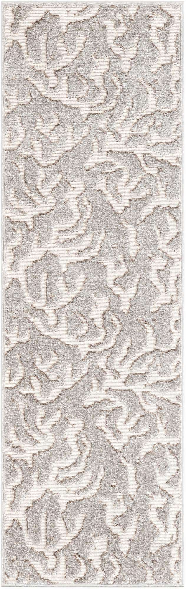 Gray 2' x 6' 1 Sabrina Soto Outdoor Runner Area Rug Weather Resistant for Patio, Deck, Terrace, Balcony, Porch Durable Carpet for Exterior Home Design for Sale at Rug Engine