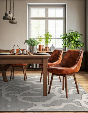 Gray 10' x 10' Sabrina Soto Outdoor Square Area Rug Weather Resistant for Patio, Deck, Terrace, Balcony, Porch Durable Carpet for Exterior Home Design for Sale at Rug Engine