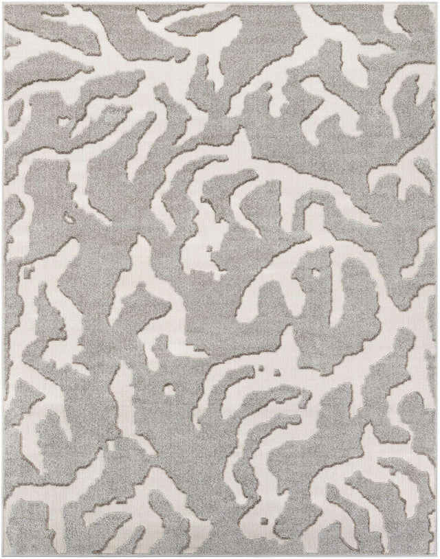 Gray 7' 10 x 10' Sabrina Soto Outdoor Rectangle Area Rug Weather Resistant for Patio, Deck, Terrace, Balcony, Porch Durable Carpet for Exterior Home Design for Sale at Rug Engine